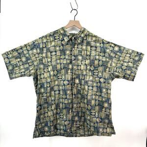 Tori Richard Hawaiian Shirt Men 2X XXL Lawn‎ Short Sleeve Button Down Cotton